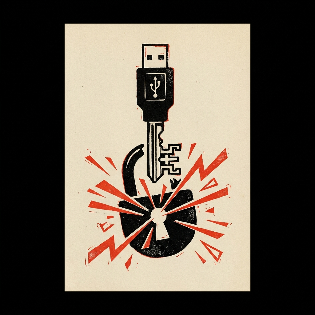 Seven Unpatched FatFs Flaws Put Millions of Embedded Devices One USB Away From a Jailbreak, editorial hero illustration