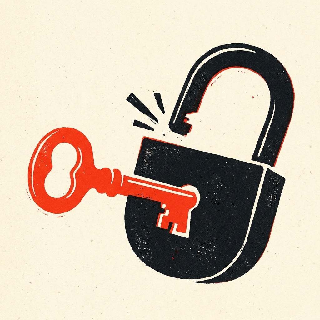 One Header, Full Admin, editorial hero illustration